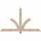 Ekena Millwork Redmond Smooth Timber Gable Bracket, Douglas Fir, 60"W x 35"H x 3 1/2"D x 3 1/2"F, 14/12 Pitch GBW060X35X0404RED00SDF - alternate 1